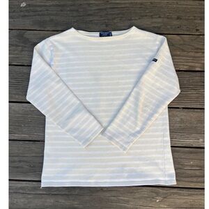 Saint James Monochrome French Breton Stripe Top S